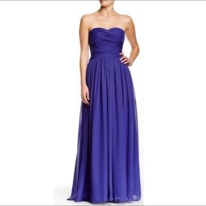 JS Boutique Purple Strapless Dress
